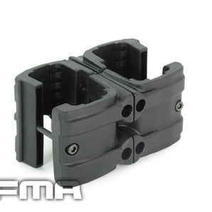 FMA MP7 Adjustable Magazine Double Clip - Black