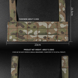 Chest Rig Molle Expansion Plate - Ranger Green