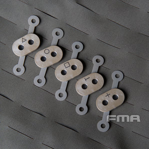 FMA PEQ Laser Pattern Generator Caps Gen2, 5 Patterns - Tan