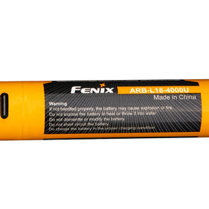 Charging battery USB-C Fenix 18650 4000 mAh (Li-Ion)