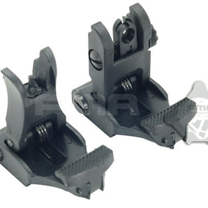 FMA 71L Folding Polymer Sights - Black