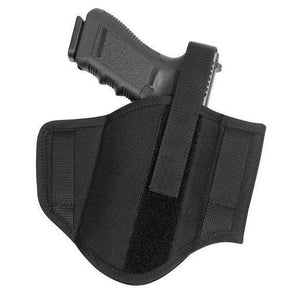 Double side belt holster for gun with flashlight