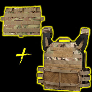 JPC Tactical Vest 2.0 plus front accessory package standard triple package - MC