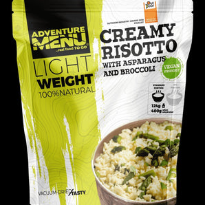 Lightweight Creamy risotto with asparagus and broccoli (VEGAN) 400g