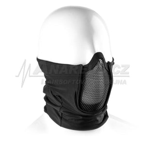 Mk.III Balaclava with Steel Half Face Mask ( BK )