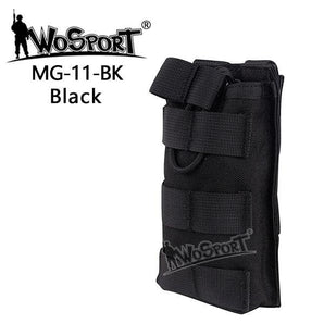 MOLLE Open Single M4 magazine storage bag/Pouch - Black