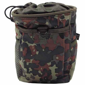 MOLLE pouch for empty containers Flecktarn