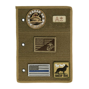 Morale Patch Book Page COYOTE