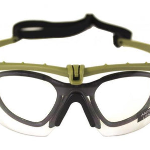 Nuprol Glasses BATTLE PRO'S - Tan Frame / Yellow Lense w/Insert