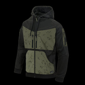 ROGUE Hoodie (FullZip) - Black / Desert Night Camo