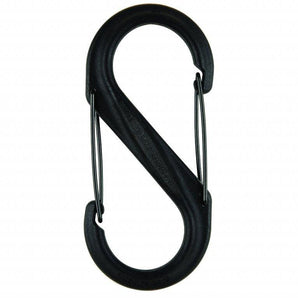 S-BINER(R) PLASTIC DUAL CARABINER, black - size 6