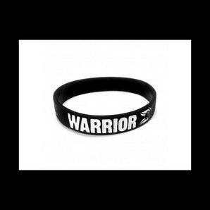 Silicone Wrist Band, Black, Warrior