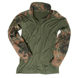 Tactical shirt with a collar Flecktarn