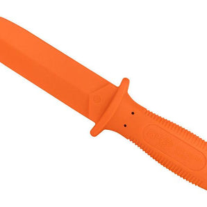 Training knife short, Orange - hard