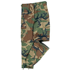 U.S. BDU pants children ZIP-OFF WOODLAND /