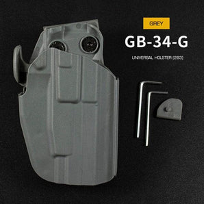 Universal belt holster GB34 Sub-Compact (Glock 19, USP, CZ Duty) - Grey