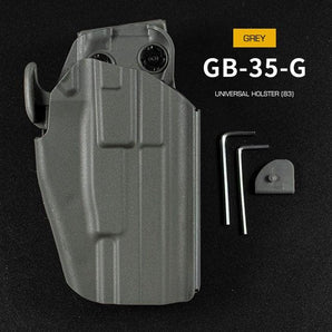 Universal belt holster GB35 Full size (Glock 17, P226, M92F) - Grey