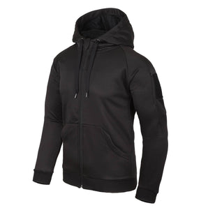 URBAN TACTICAL HOODIE (FullZip)(R) - Black