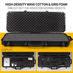 WST Tactical Rifle case, Cubed foam, 1090x410mm